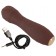 Коричневый вибратор-жезл Hazel 01 - 14 см. - Orion