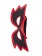 Чёрно-красная маска с прорезями для глаз - Sitabella - купить с доставкой в Ростове-на-Дону