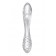 Прозрачный двусторонний стеклянный фаллоимитатор Dazzling Crystal 1 - 18,5 см. - Satisfyer купить с доставкой в интернет-магазине Orgasmix в Ростове-на-Дону Прозрачный двусторонний стеклянный фаллоимитатор Dazzling Crystal 1 - 18,5 см. - Satisfyer