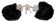 Черные меховые наручники Love Cuffs Black - Orion - купить с доставкой в Ростове-на-Дону