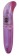 Фиолетовый вибратор для стимуляции G -spot - 12 см. - Orion
