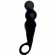 Чёрный анальный стимулятор ASSY THE MAGGOT SILICONE - 14,5 см. - Toyz4lovers