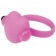 Розовое эрекционное виброкольцо с сердечком HEART BEAT COCKRING SILICONE - Toyz4lovers - в Ростове-на-Дону купить с доставкой