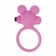 Розовое эрекционное виброкольцо TEDDY COCKRING SILICONE - Toyz4lovers - в Ростове-на-Дону купить с доставкой