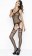 Комбинезон-сетка с пикантными вырезами и имитацией чулок - Passion купить с доставкой