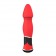 Красный анальный вибратор BOOTYFUL CONED VIBE - 11 см. - Dream Toys