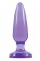 Малая фиолетовая анальная пробка Jelly Rancher Pleasure Plug Small - 10,2 см. - NS Novelties