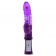 Фиолетовый вибратор MAGIC TALES SPELLING RABBIT со спиралью на стволе - 22,5 см. - Toyz4lovers