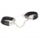 Чёрные дизайнерские наручники Plaisir Nacre Bijoux - Bijoux Indiscrets - купить с доставкой в Ростове-на-Дону