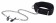 Чёрный воротник с зажимами для сосков Velcro Collar - Shots Media BV - купить с доставкой в Ростове-на-Дону