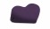 Фиолетовая малая вельветовая подушка-сердце для любви Liberator Retail Heart Wedge - Liberator - купить с доставкой в Ростове-на-Дону