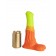 Оранжево-жёлтый фаллоимитатор  Пегас Large+  - 26,5 см. - Erasexa - купить с доставкой в Ростове-на-Дону
