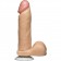 Телесный фаллоимитатор The Realistic Cock 8” with Removable Vac-U-Lock Suction Cup - 22,3 см. - Doc Johnson купить с доставкой в интернет-магазине Orgasmix в Ростове-на-Дону Телесный фаллоимитатор The Realistic Cock 8” with Removable Vac-U-Lock Suction Cup - 22,3 см. - Doc Johnson