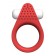 Красное эрекционное кольцо LIT-UP SILICONE STIMU RING 1 RED - Dream Toys - в Ростове-на-Дону купить с доставкой
