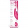 Розовый вибратор The Come Hither Rabbit XL с  манящим  эффектом - The Rabbit Company