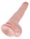 Телесный фаллоимитатор-гигант 14  Cock with Balls - 37,5 см. - Pipedream