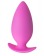Средняя розовая анальная пробка Radical - 10,5 см. - Seven Creations