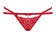 Яркие трусики-стринги с  окошком  и двойными бретелями - Obsessive купить с доставкой