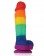 Радужный фаллоимитатор Colours Pride Edition 5  Dildo - 17,8 см. - NS Novelties