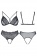 Роскошный комплект Pola: бра с контурными лентами и трусики с доступом - Demoniq купить с доставкой