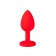 Красная анальная втулка с красным кристаллом - 7,3 см. - Джага-Джага - купить с доставкой в Ростове-на-Дону Красная анальная втулка с красным кристаллом - 7,3 см. - Джага-Джага - купить с доставкой в Ростове-на-Дону