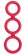 Красное тройное эрекционное кольцо Triad Cock Ring - NS Novelties - в Ростове-на-Дону купить с доставкой