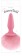 Розовая анальная пробка с коротким розовым хвостиком Bunny Tails - NS Novelties - купить с доставкой в Ростове-на-Дону