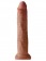 Кофейный фаллоимитатор-гигант на присоске  13  Cock - 33 см. - Pipedream