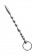 Серебристый фигурный уретральный плаг с кольцом в основании TOYFA Metal - 19 см. - ToyFa - купить с доставкой в Ростове-на-Дону