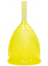 Желтая менструальная чаша размера L - Тюльпан - купить с доставкой в Ростове-на-Дону