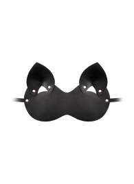 Закрытая черная маска  Кошка - Штучки-дрючки - купить с доставкой в Ростове-на-Дону