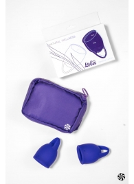 Набор из 2 синих менструальных чаш Iris - Lola Games - купить с доставкой в Ростове-на-Дону