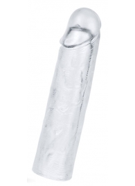 Прозрачная насадка-удлинитель Flawless Clear Penis Sleeve Add 1 - 15,5 см. - Lovetoy - в Ростове-на-Дону купить с доставкой
