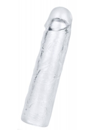 Прозрачная насадка-удлинитель Flawless Clear Penis Sleeve Add 2 - 19 см. - Lovetoy - в Ростове-на-Дону купить с доставкой