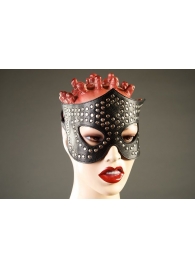 Чёрная маска-очки с клёпками - Подиум - купить с доставкой в Ростове-на-Дону