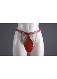 Красные женские трусы с цепочками - Подиум - купить с доставкой #SOTBIT_REGIONS_UF_V_REGION_NAME#