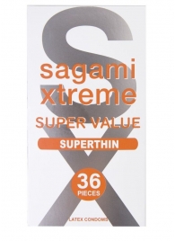 Ультратонкие презервативы Sagami Xtreme Superthin - 36 шт. - Sagami - купить с доставкой в Ростове-на-Дону