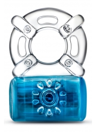 Синее эрекционное виброкольцо One Night Stand Vibrating C-Ring - Blush Novelties - в Ростове-на-Дону купить с доставкой