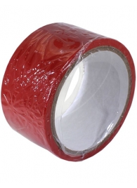 Красный скотч для связывания Bondage Tape - 15 м. - Eroticon - купить с доставкой в Ростове-на-Дону