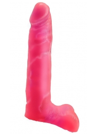 Розовая насадка-фаллос для трусиков Harness - 16,5 см. - LOVETOY (А-Полимер) - купить с доставкой в Ростове-на-Дону