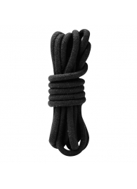 Черная хлопковая веревка для связывания - 3 м. - Lux Fetish - купить с доставкой в Ростове-на-Дону