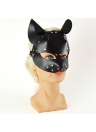 Черная кржаная маска Pussy - Sitabella - купить с доставкой в Ростове-на-Дону