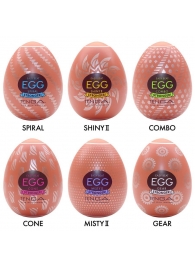 Набор из 6 мастурбаторов-яиц Tenga Egg Variety Pack V - Tenga - в Ростове-на-Дону купить с доставкой