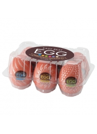 Набор из 6 мастурбаторов-яиц Tenga Egg Variety Pack V - Tenga - в Ростове-на-Дону купить с доставкой
