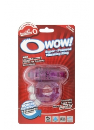 Фиолетовое эрекционное виброкольцо OWOW PURPLE - Screaming O - в Ростове-на-Дону купить с доставкой
