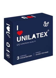 Ультрапрочные презервативы Unilatex Extra Strong - 3 шт. - Unilatex - купить с доставкой в Ростове-на-Дону