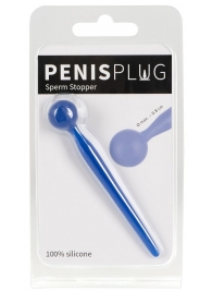 Синий уретральный стимулятор Penis Plug - 9,6 см. - Orion - купить с доставкой в Ростове-на-Дону