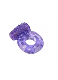 Фиолетовое эрекционное кольцо с вибрацией Rings Axle-pin - Lola Games - в Ростове-на-Дону купить с доставкой