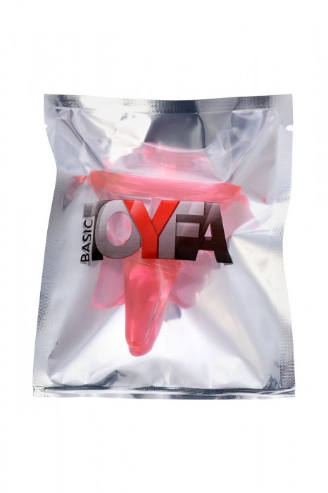Красная анальная втулка с ограничителем - 6,5 см. - Toyfa Basic