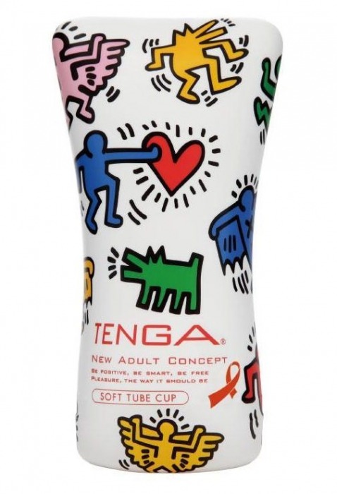 Мастурбатор-туба Keith Haring Soft Tube CUP - Tenga - в Ростове-на-Дону купить с доставкой